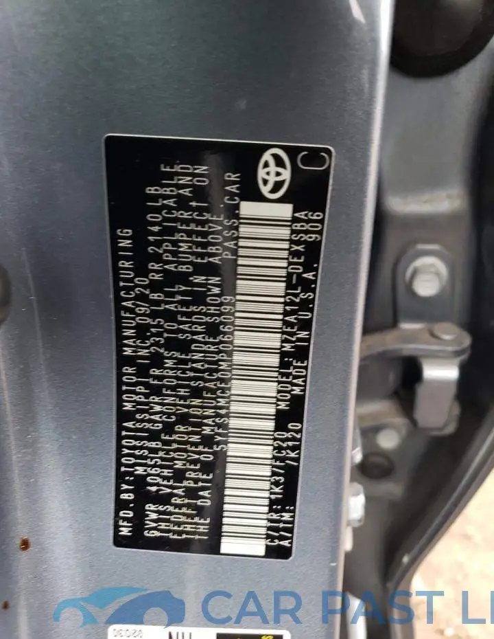 5YFS4MCE0MP066099# 12