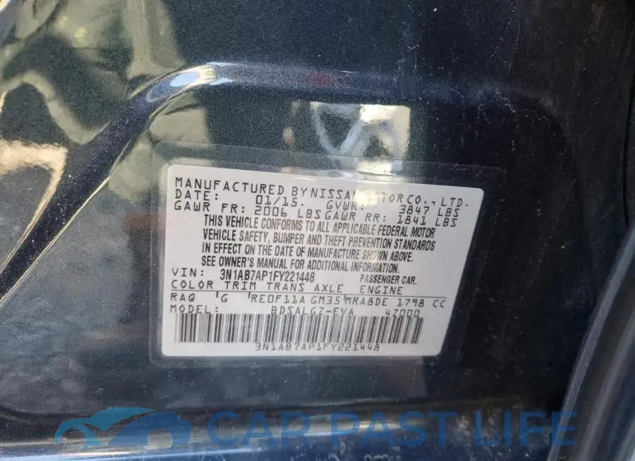 3N1AB7AP1FY221448# 12