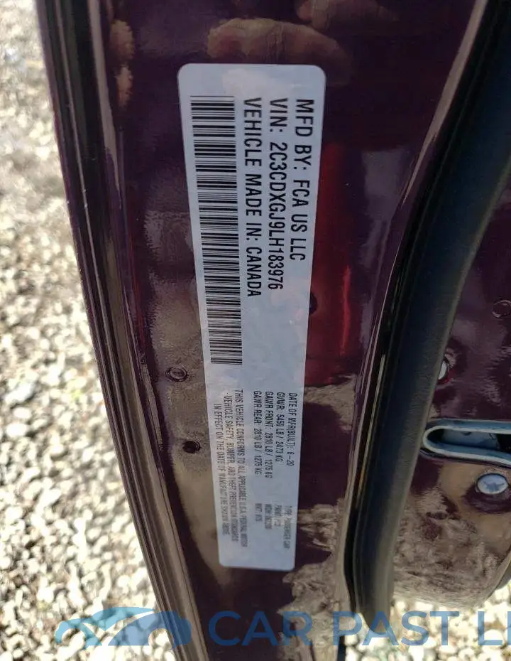 2C3CDXGJ9LH183976# 12