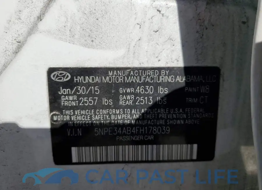 5NPE34AB4FH178039# 12