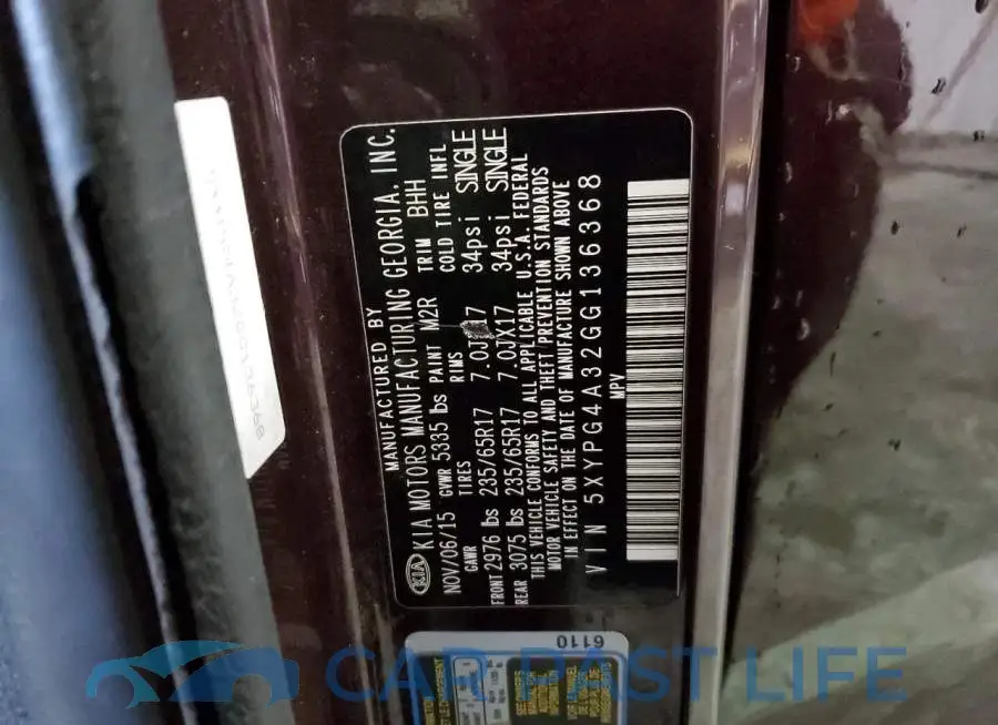 5XYPG4A32GG136368# 14