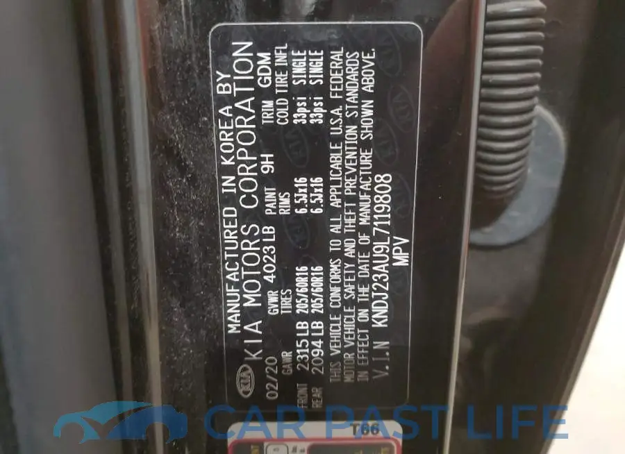 KNDJ23AU9L7119808# 12