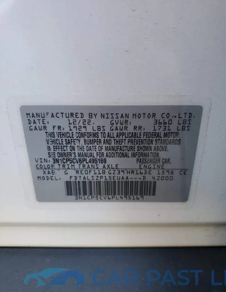 3N1CP5CV6PL495169# 12