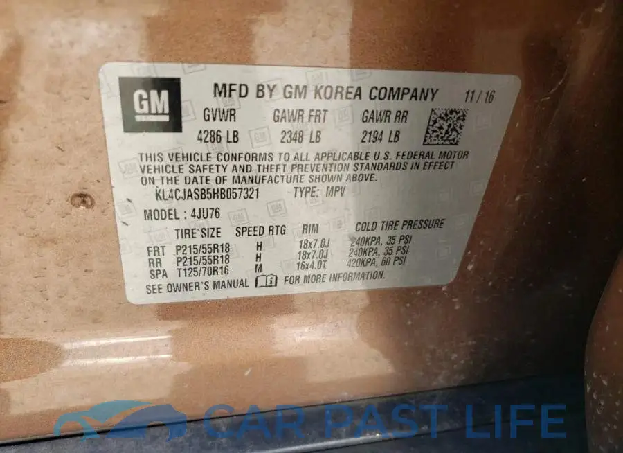 KL4CJASB5HB057321# 13