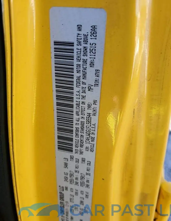 1C4HJWDG1FL585544# 13