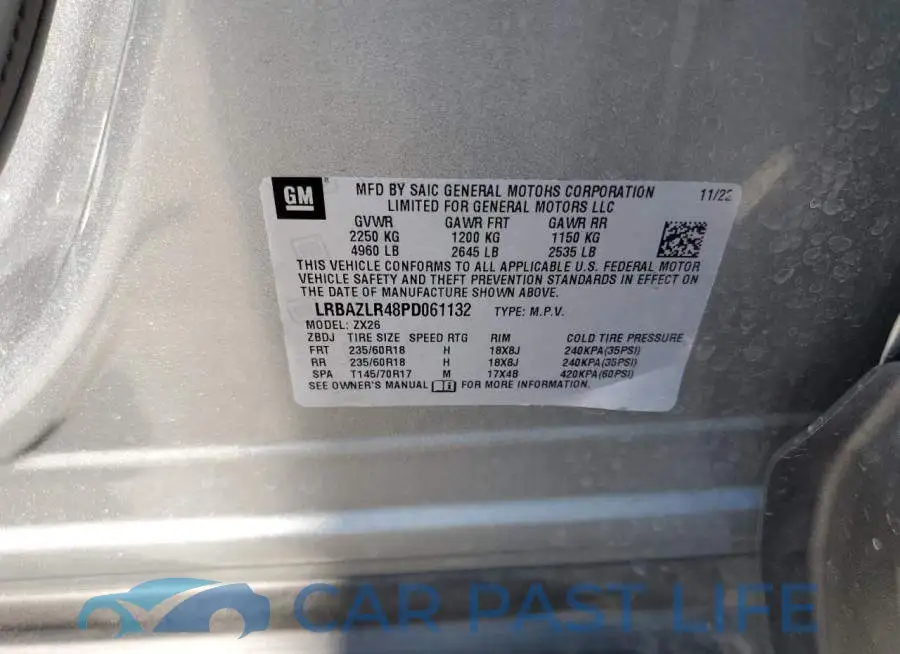 LRBAZLR48PD061132# 13