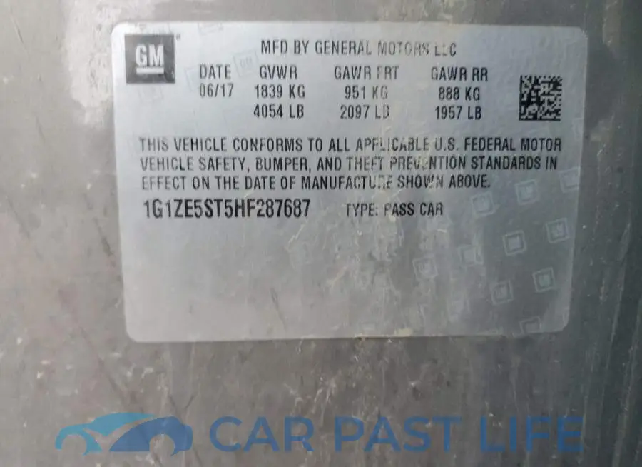 1G1ZE5ST5HF287687# 12