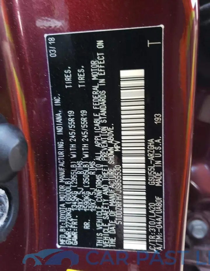 5TDDZRFH7JS855530# 13
