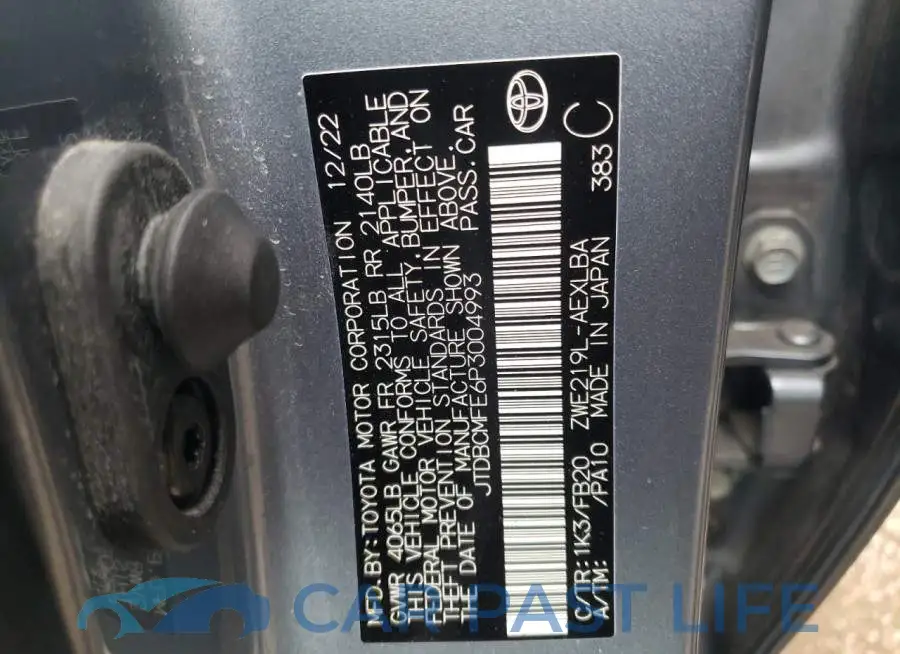 JTDBCMFE6P3004993# 13