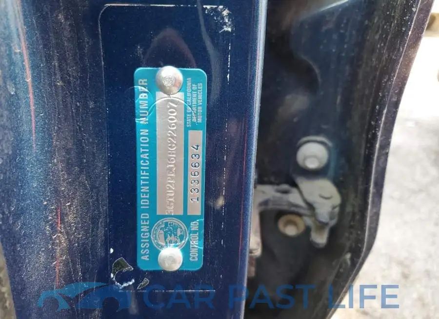 3GTU2PEJ6HG226007# 12