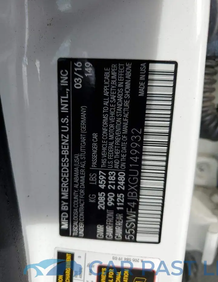 55SWF4JBXGU149932# 12