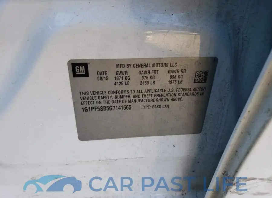 1G1PF5SB5G7141665# 13