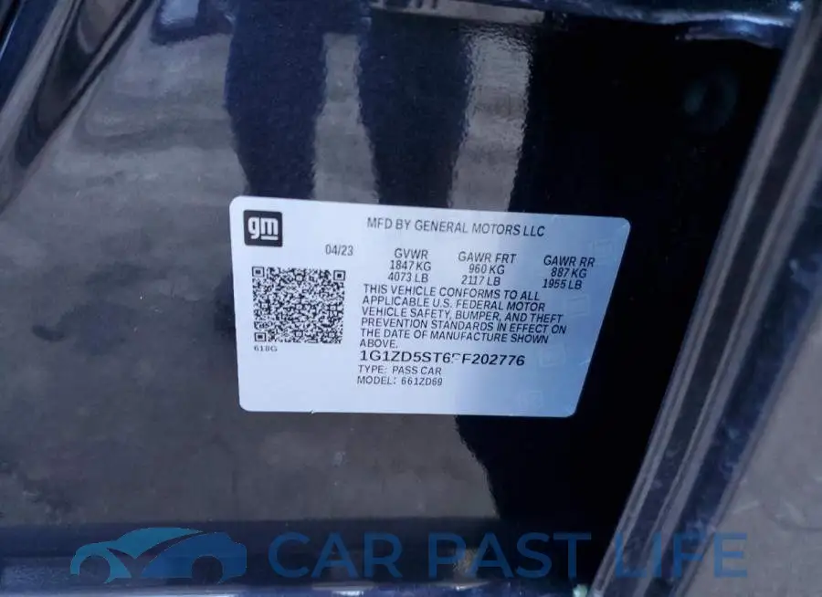 1G1ZD5ST6PF202776# 13