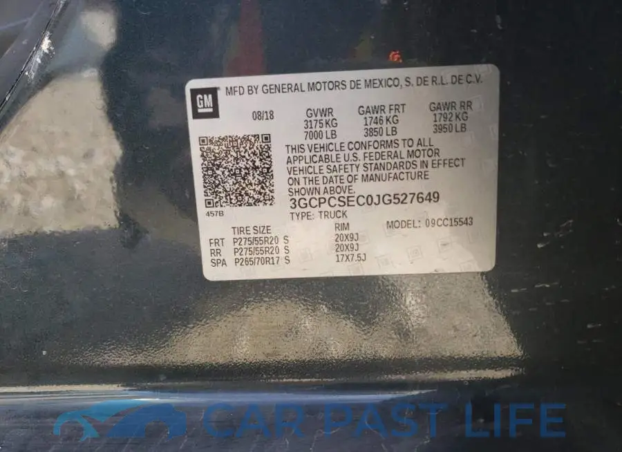 3GCPCSEC0JG527649# 12