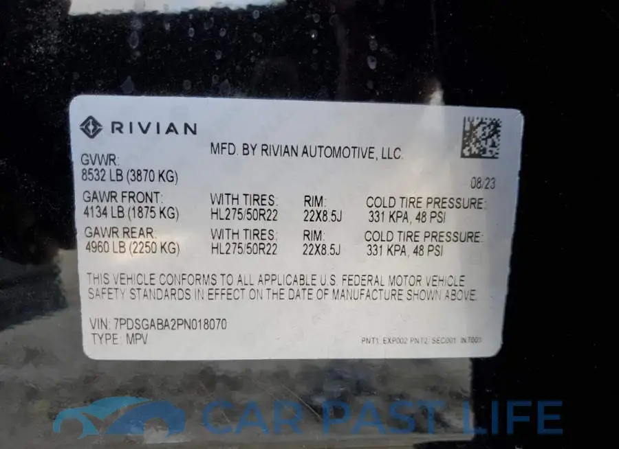 7PDSGABA2PN018070# 14