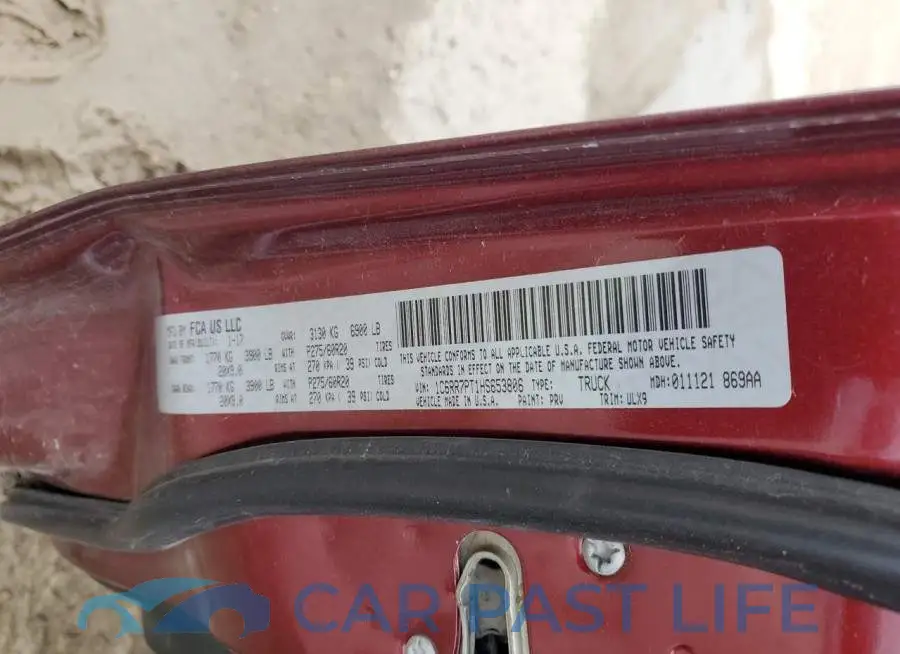 1C6RR7PT1HS653806# 12