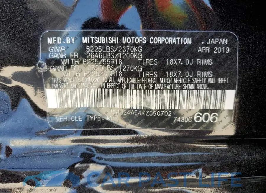 JA4J24A54KZ050702# 13