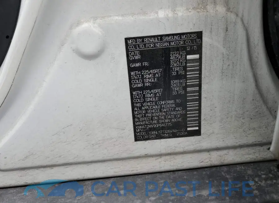 KNMAT2MV9GP641775# 12