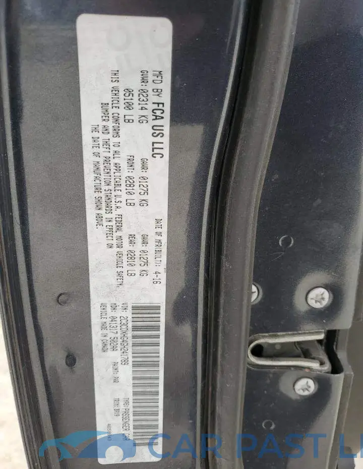 2C3CDXHG4GH241789# 12