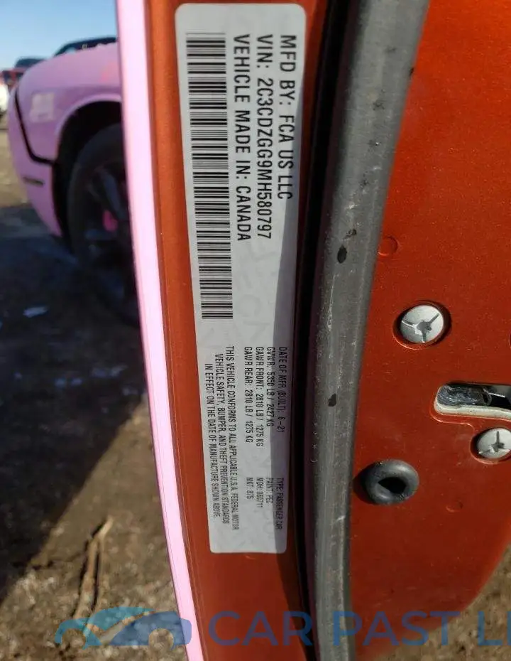 2C3CDZGG9MH580797# 13