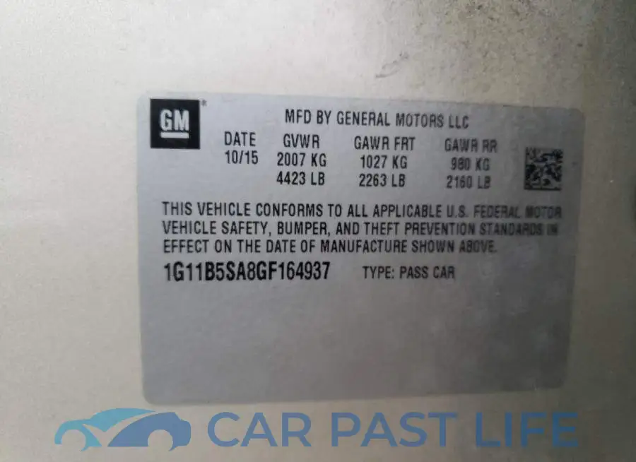 1G11B5SA8GF164937# 14