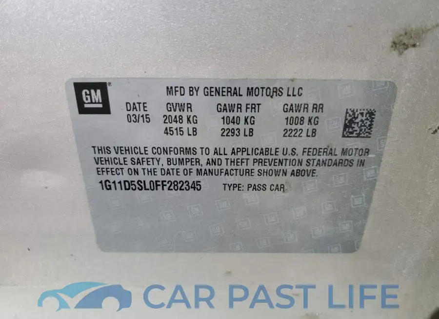 1G11D5SL0FF282345# 12