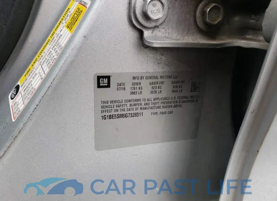 1G1BE5SM6G7328511# 12