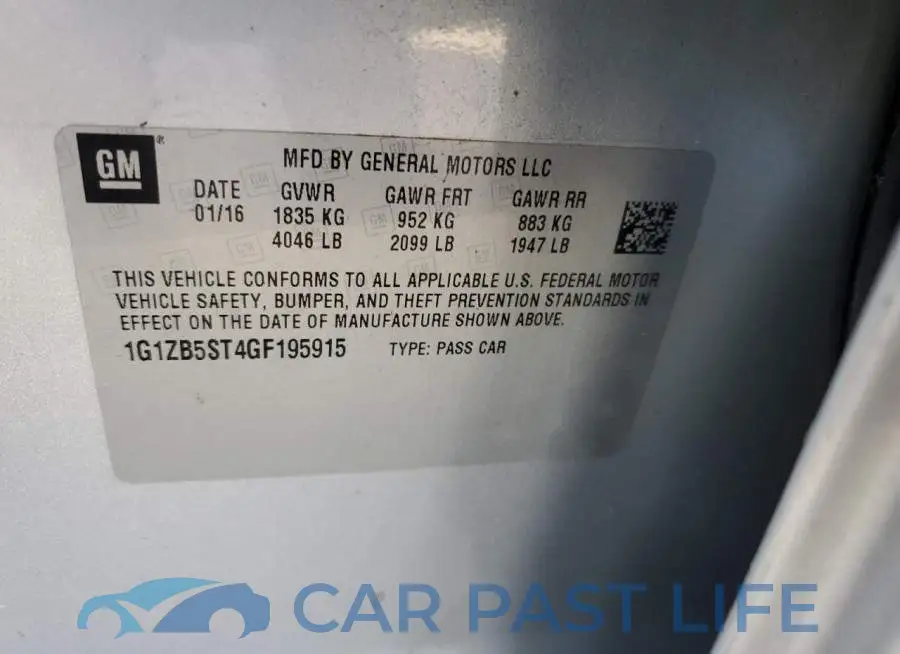 1G1ZB5ST4GF195915# 12