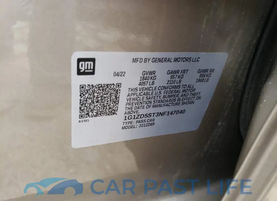1G1ZD5ST3NF147040# 13