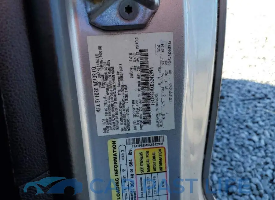 1FATP8EMXG5242994# 12