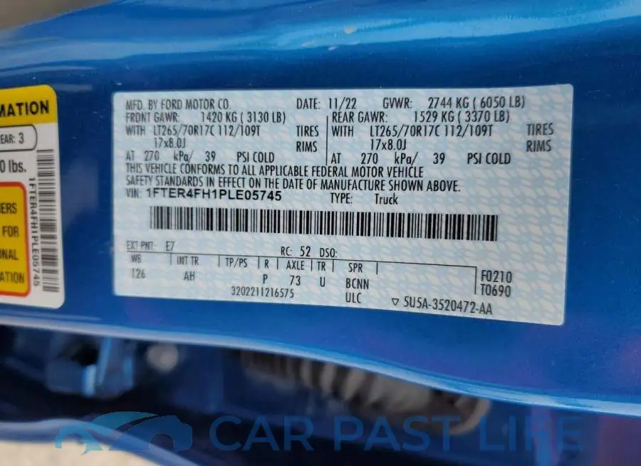1FTER4FH1PLE05745# 13