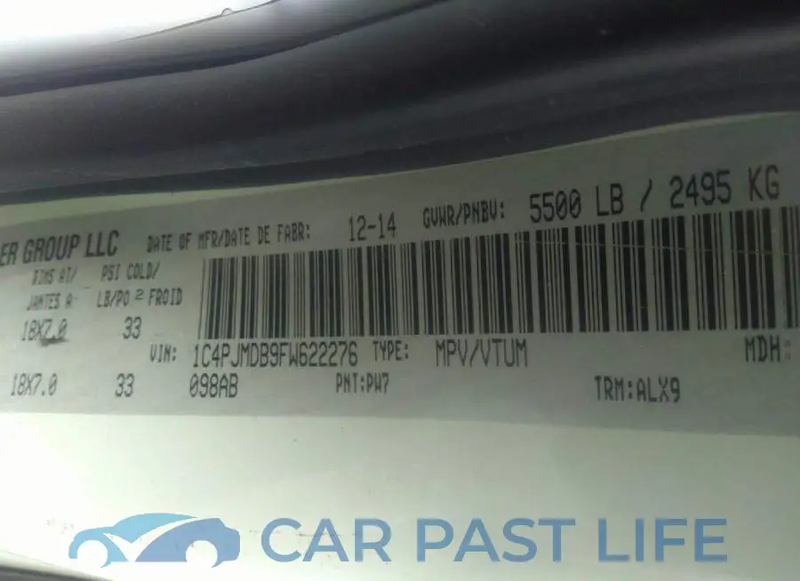 1C4PJMDB9FW622276# 9