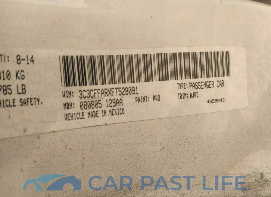3C3CFFARXFT528091# 9