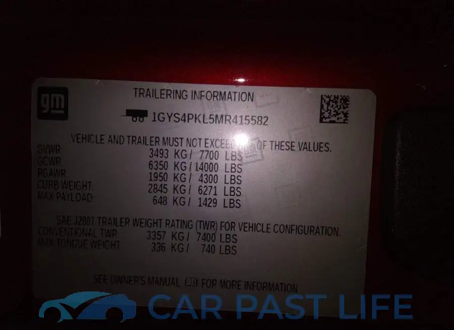 1GYS4PKL5MR415582# 9