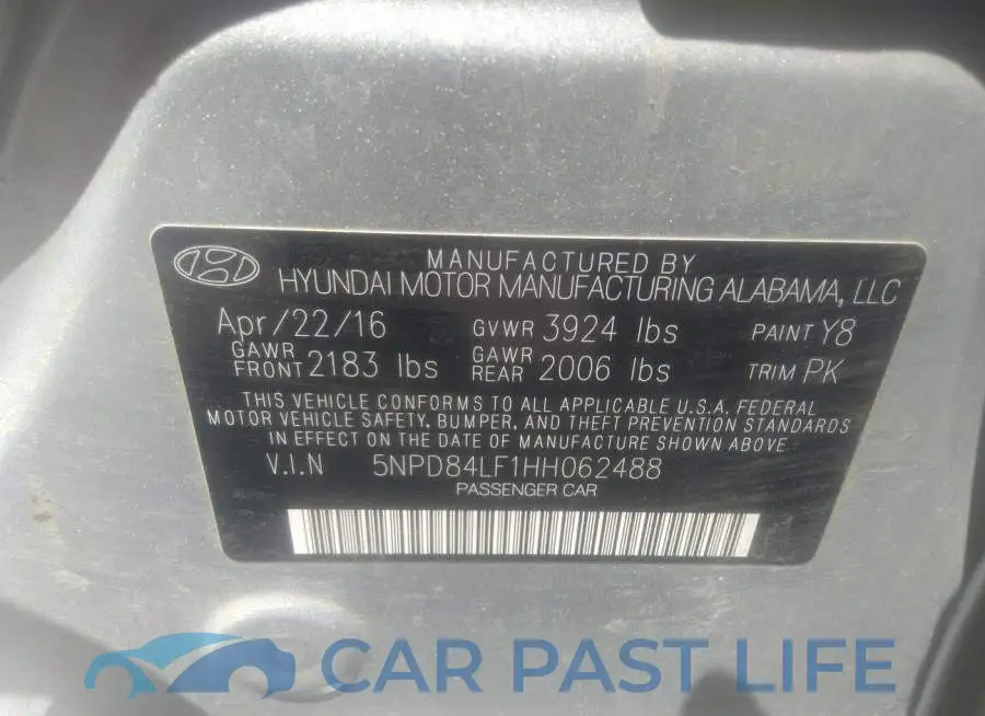 5NPD84LF1HH062488# 9
