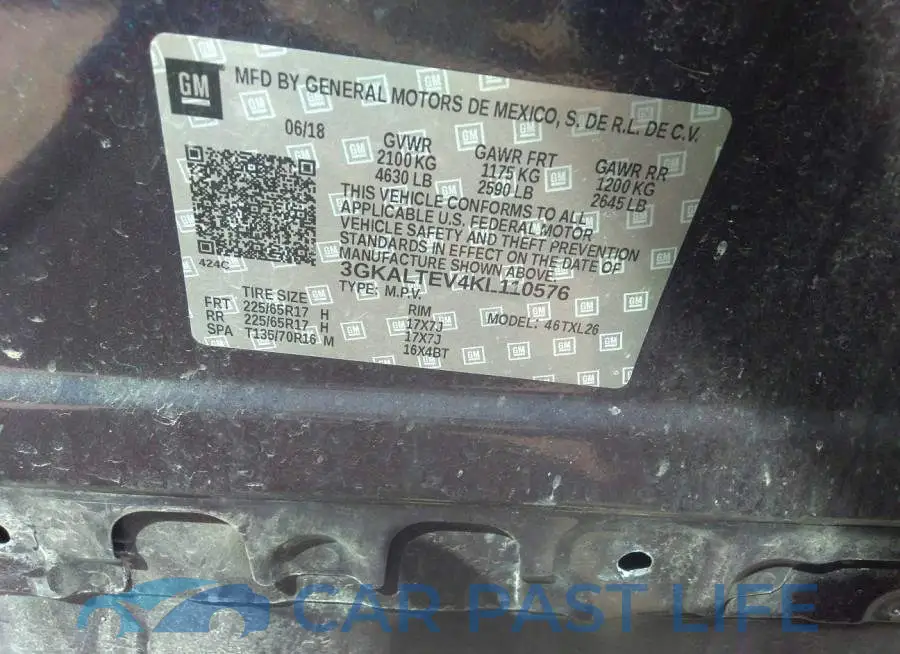 3GKALTEV4KL110576# 9
