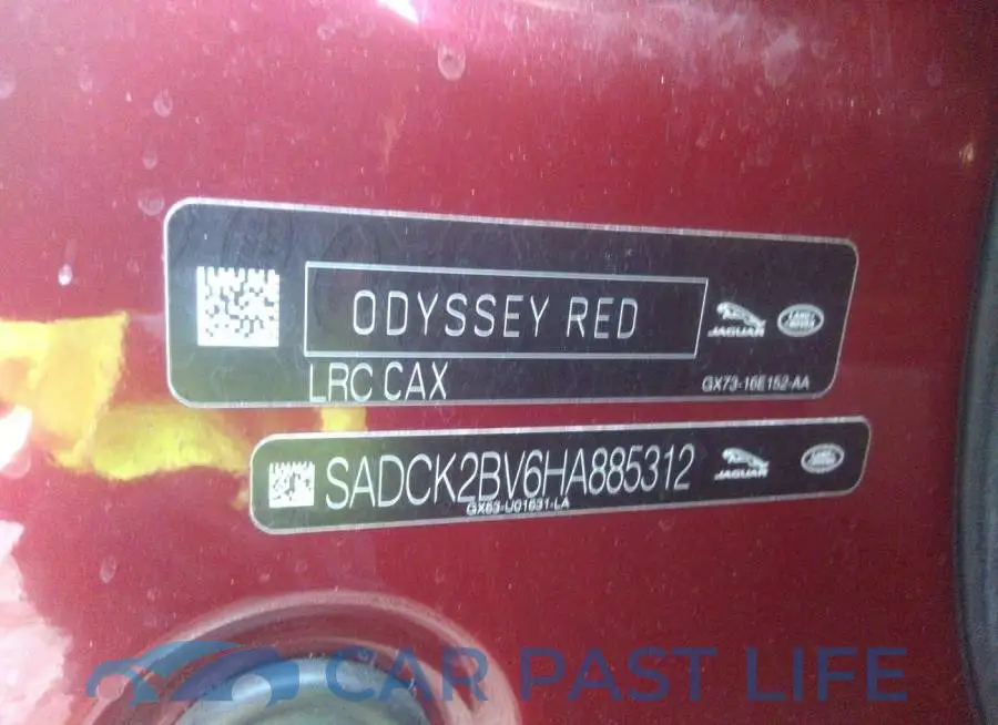SADCK2BV6HA885312# 9