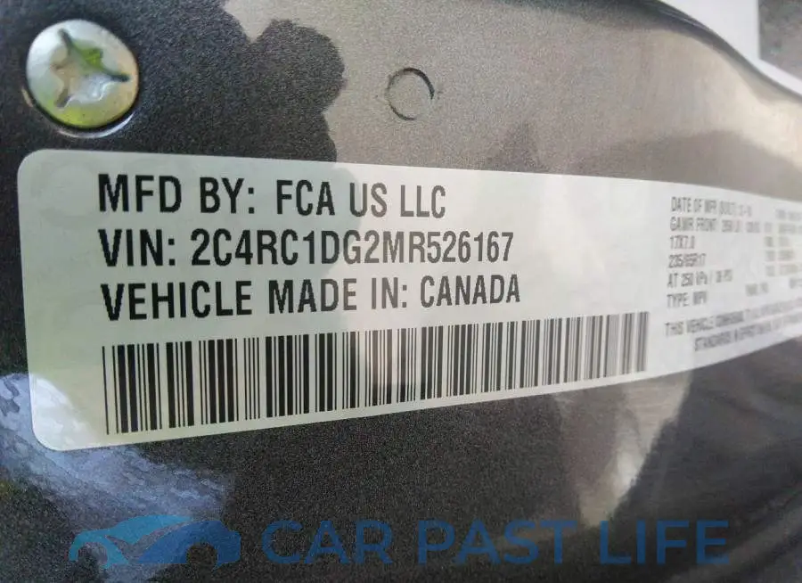 2C4RC1DG2MR526167# 9