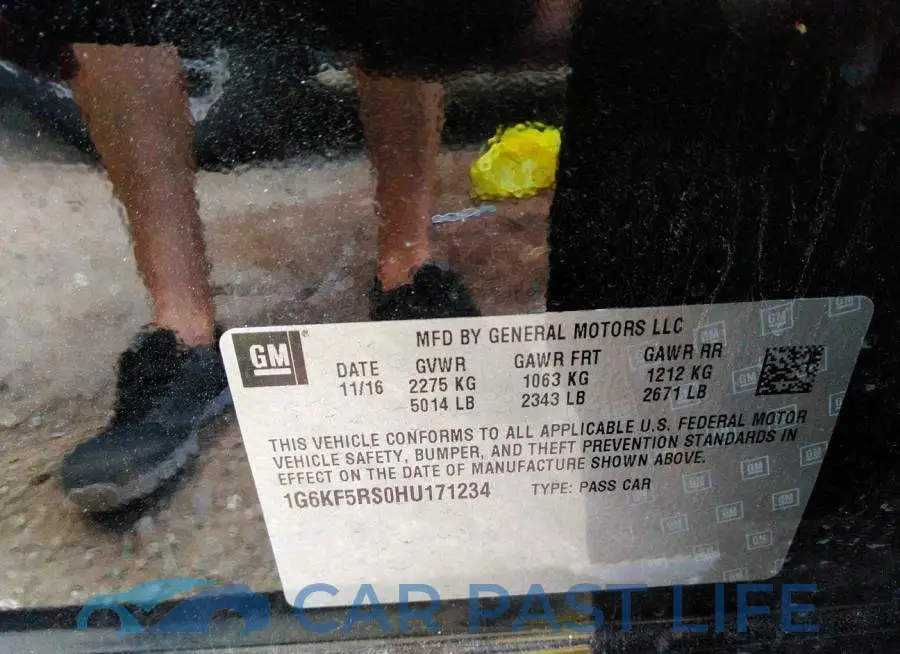 1G6KF5RS0HU171234# 9