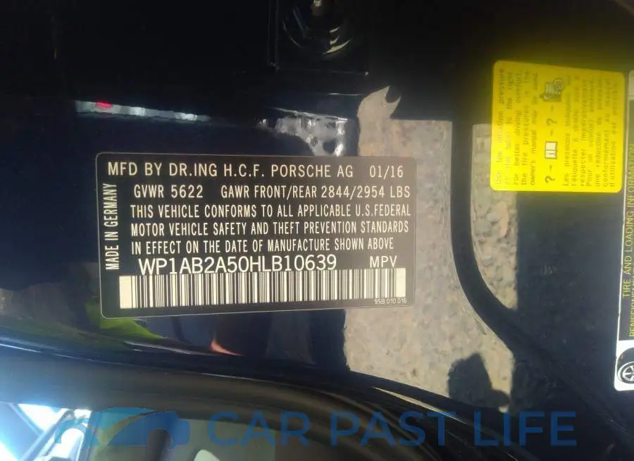 WP1AB2A50HLB10639# 9