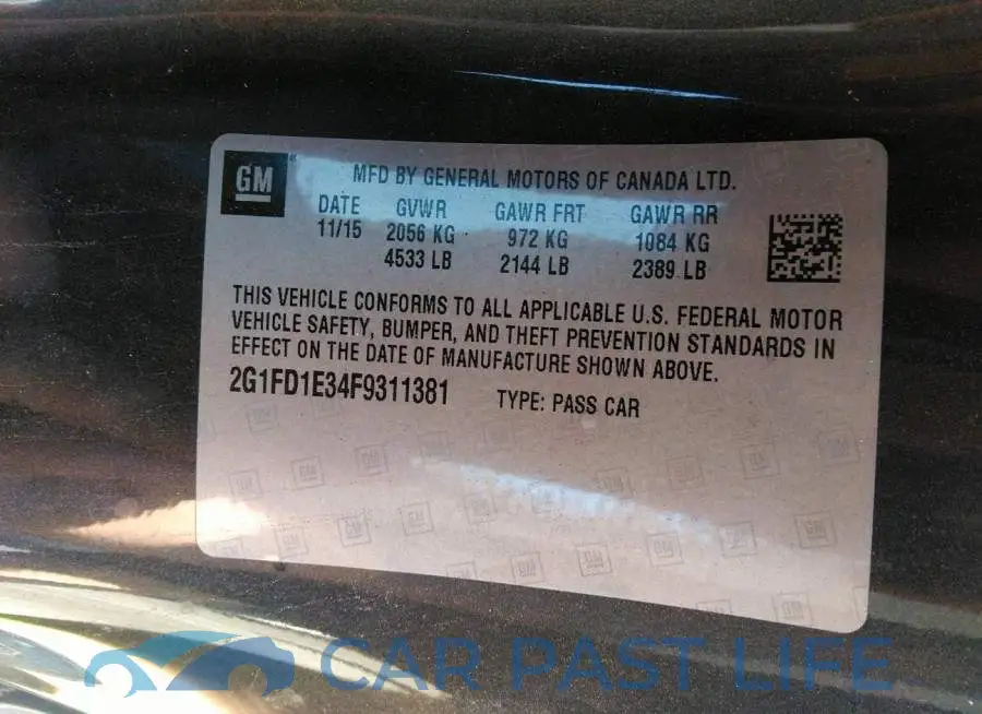 2G1FD1E34F9311381# 9