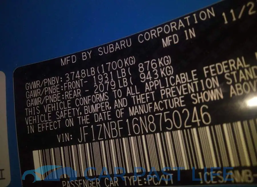 JF1ZNBF16N8750246# 9
