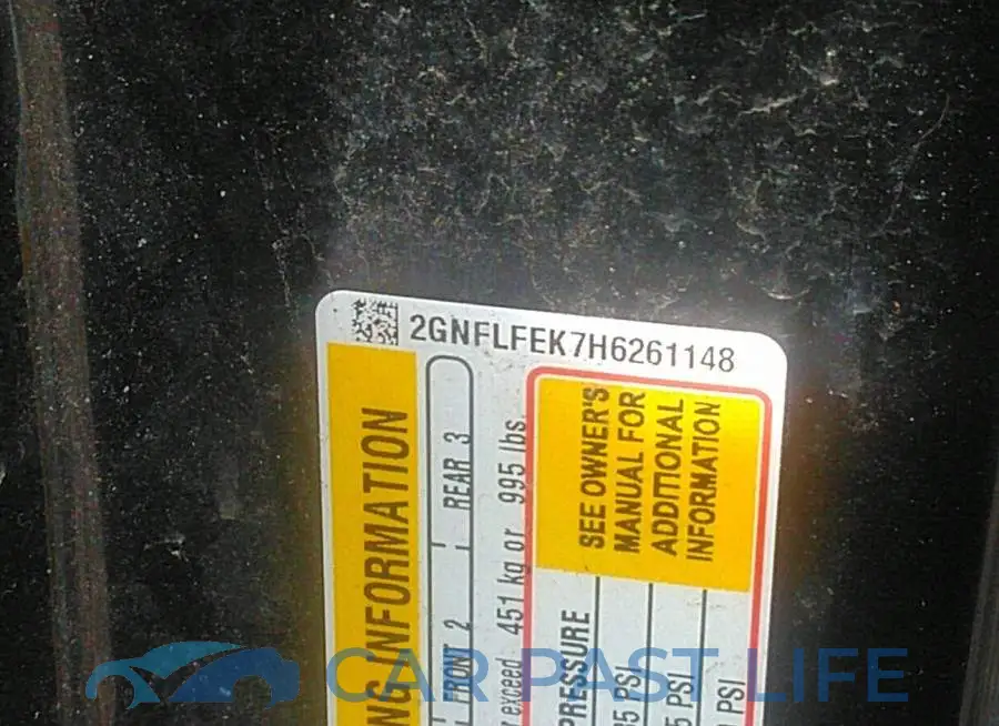 2GNFLFEK7H6261148# 9
