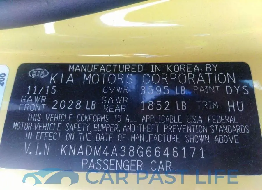 KNADM4A38G6646171# 9