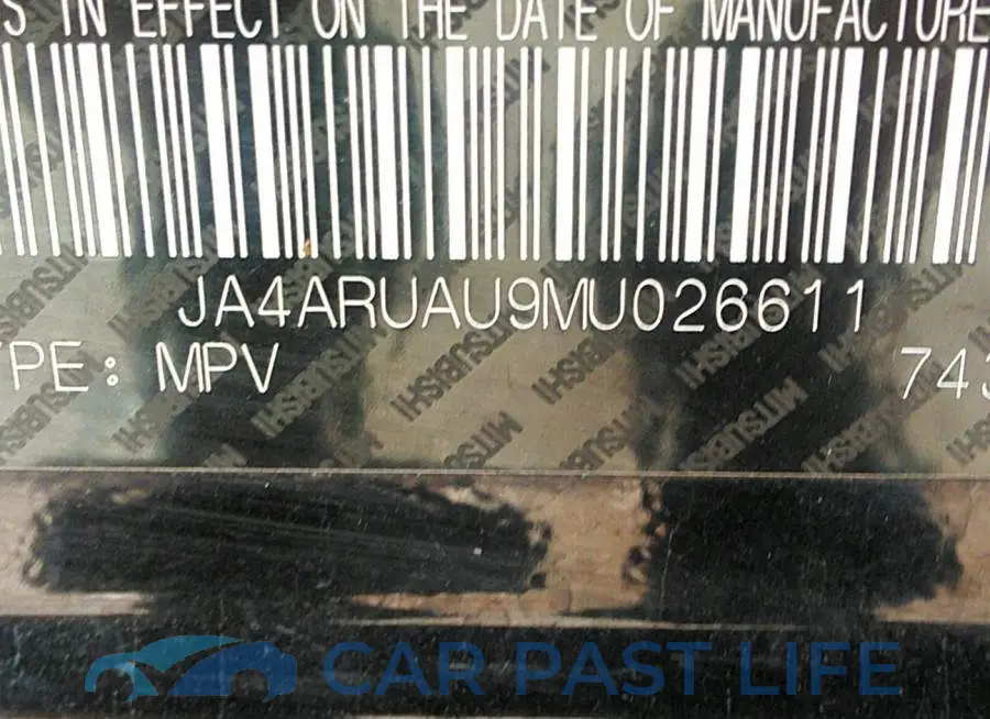 JA4ARUAU9MU026611# 9
