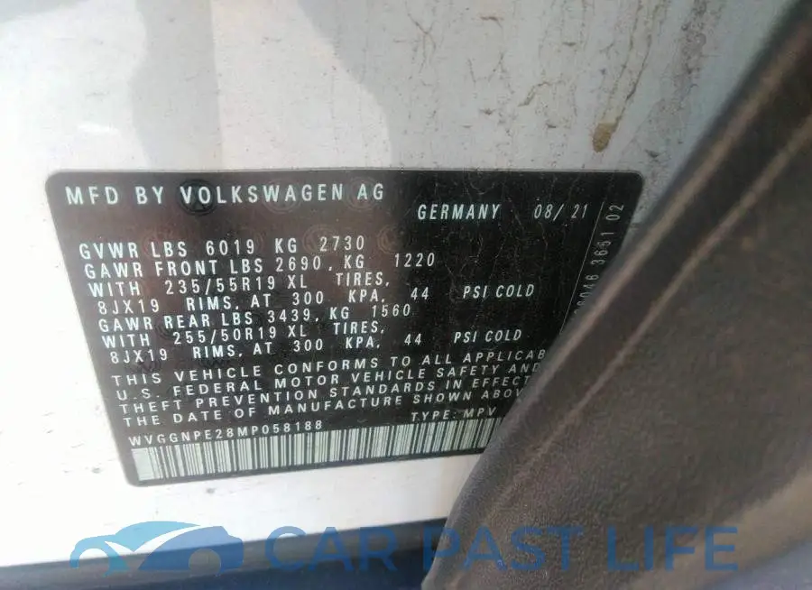 WVGGNPE28MP058188# 9