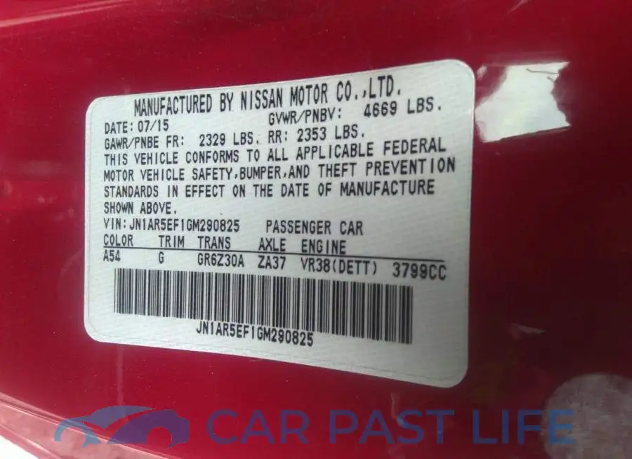 JN1AR5EF1GM290825# 9