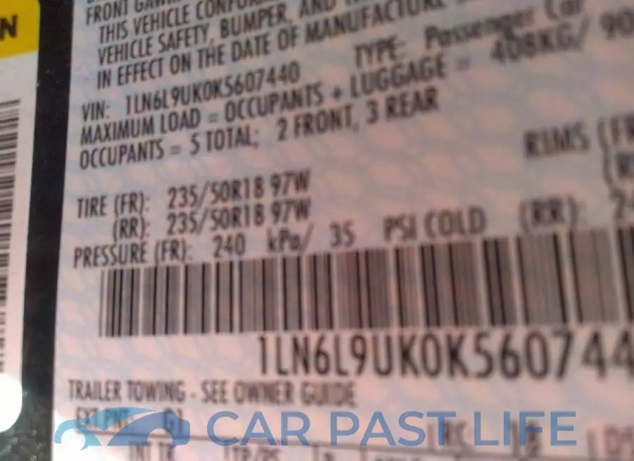 1LN6L9UK0K5607440# 9