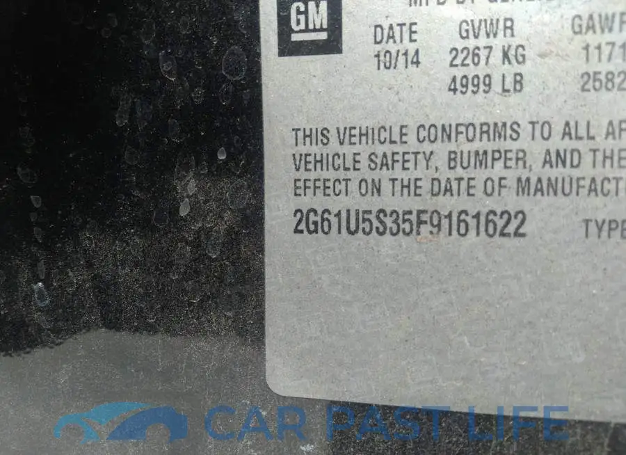 2G61U5S35F9161622# 9