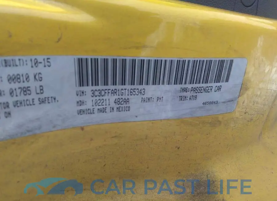 3C3CFFAR1GT165343# 9